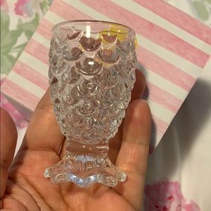 Set of 4 pineapple shot glasses